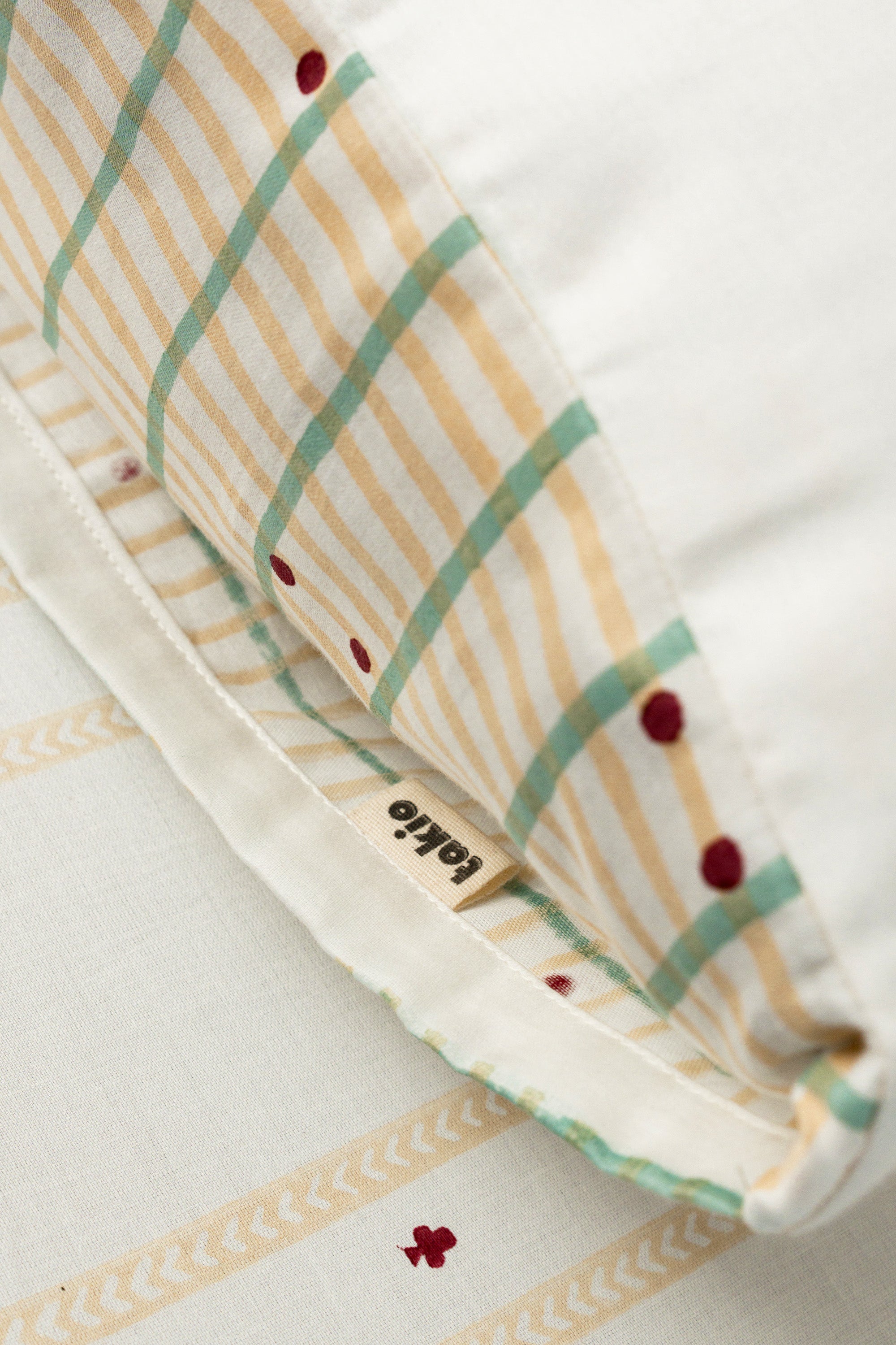 Quiet Play Taash Beige Bedsheet