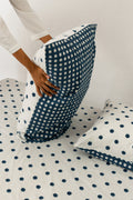 Dot by Dot Indigo Bedsheet