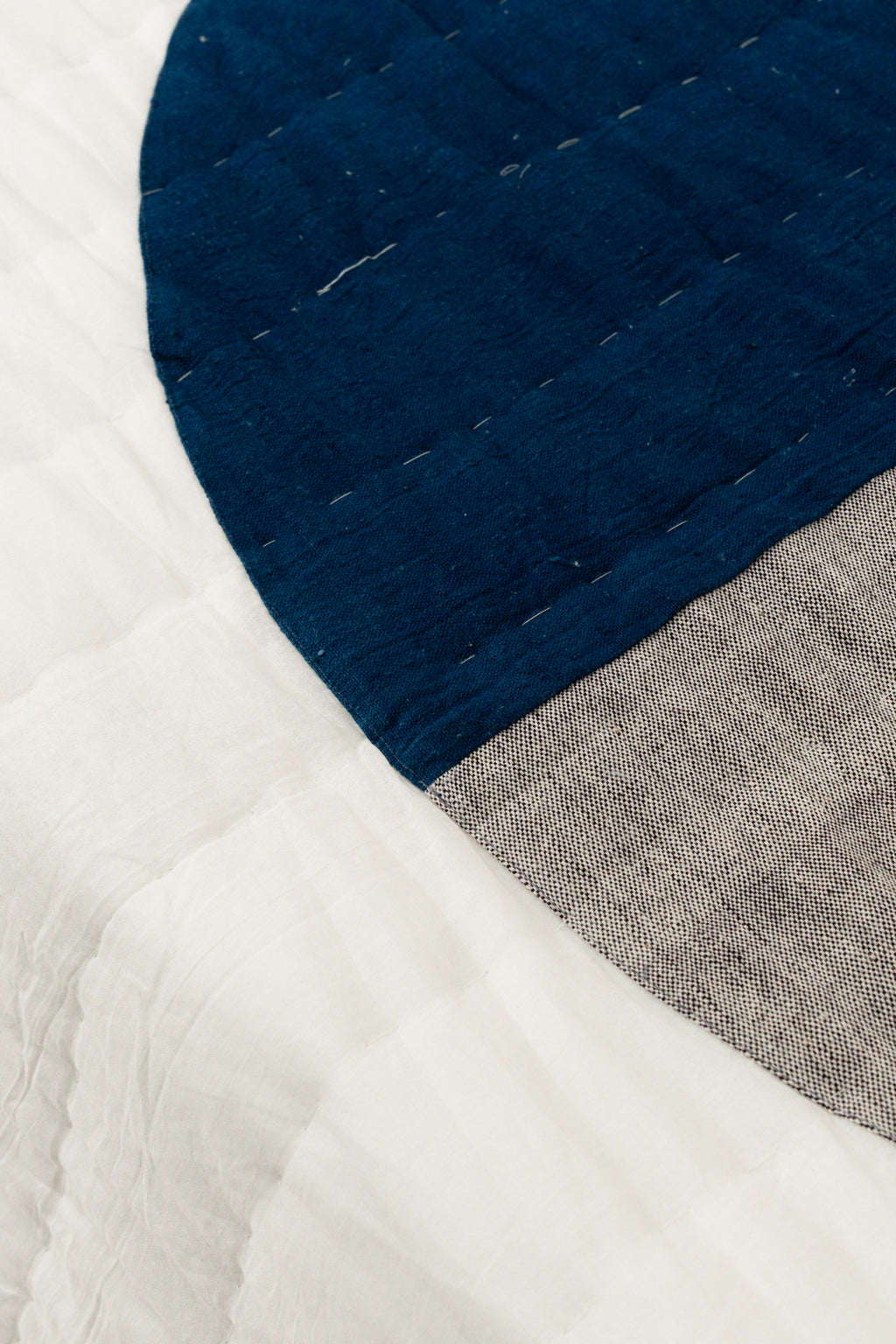 Indigo Dot Patchwork Quilt