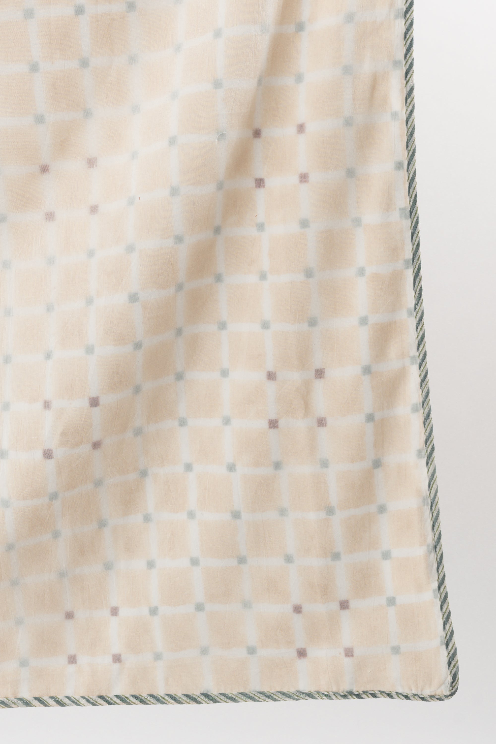 Checkered Beige Kids Dohar