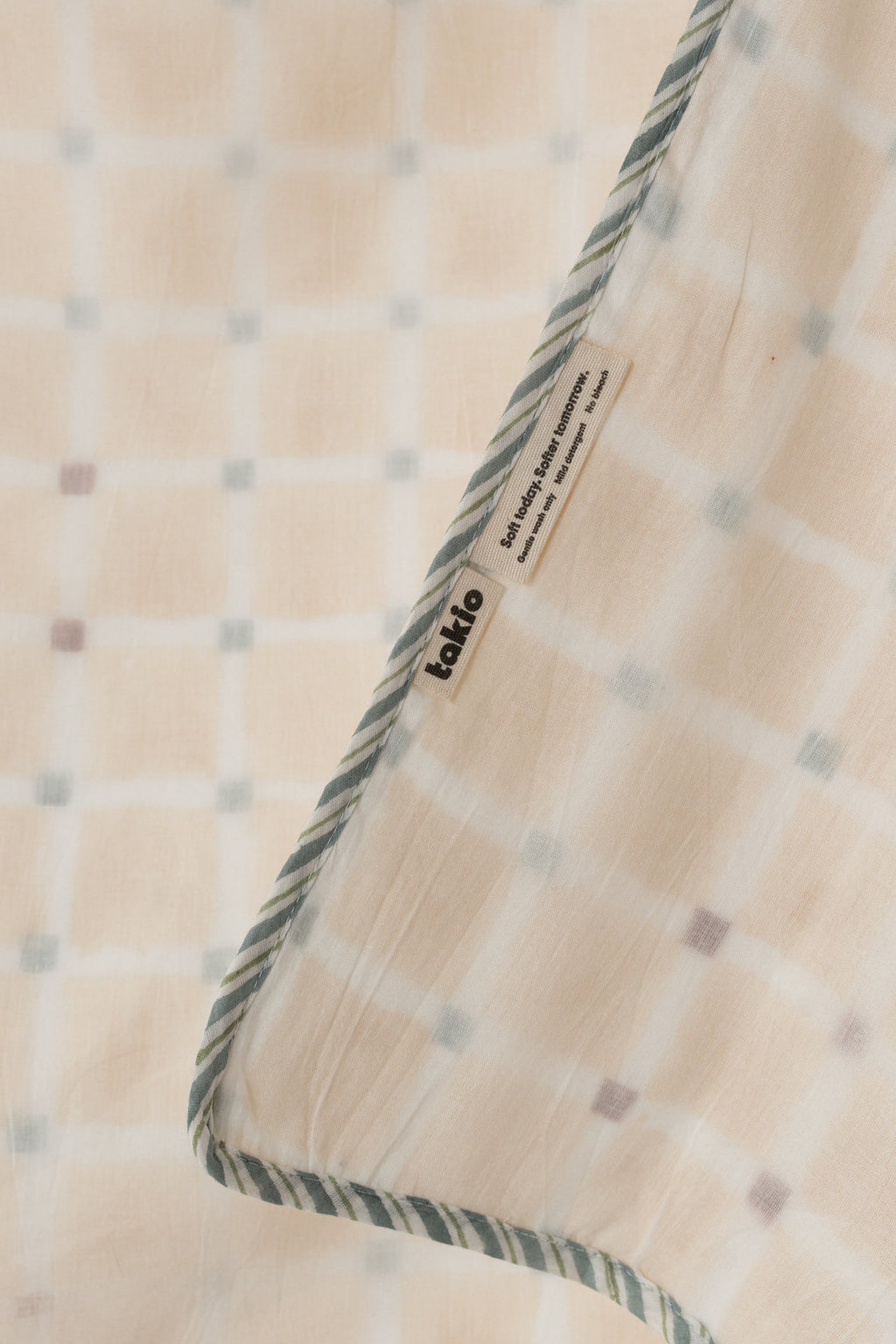 Checkered Beige Kids Dohar