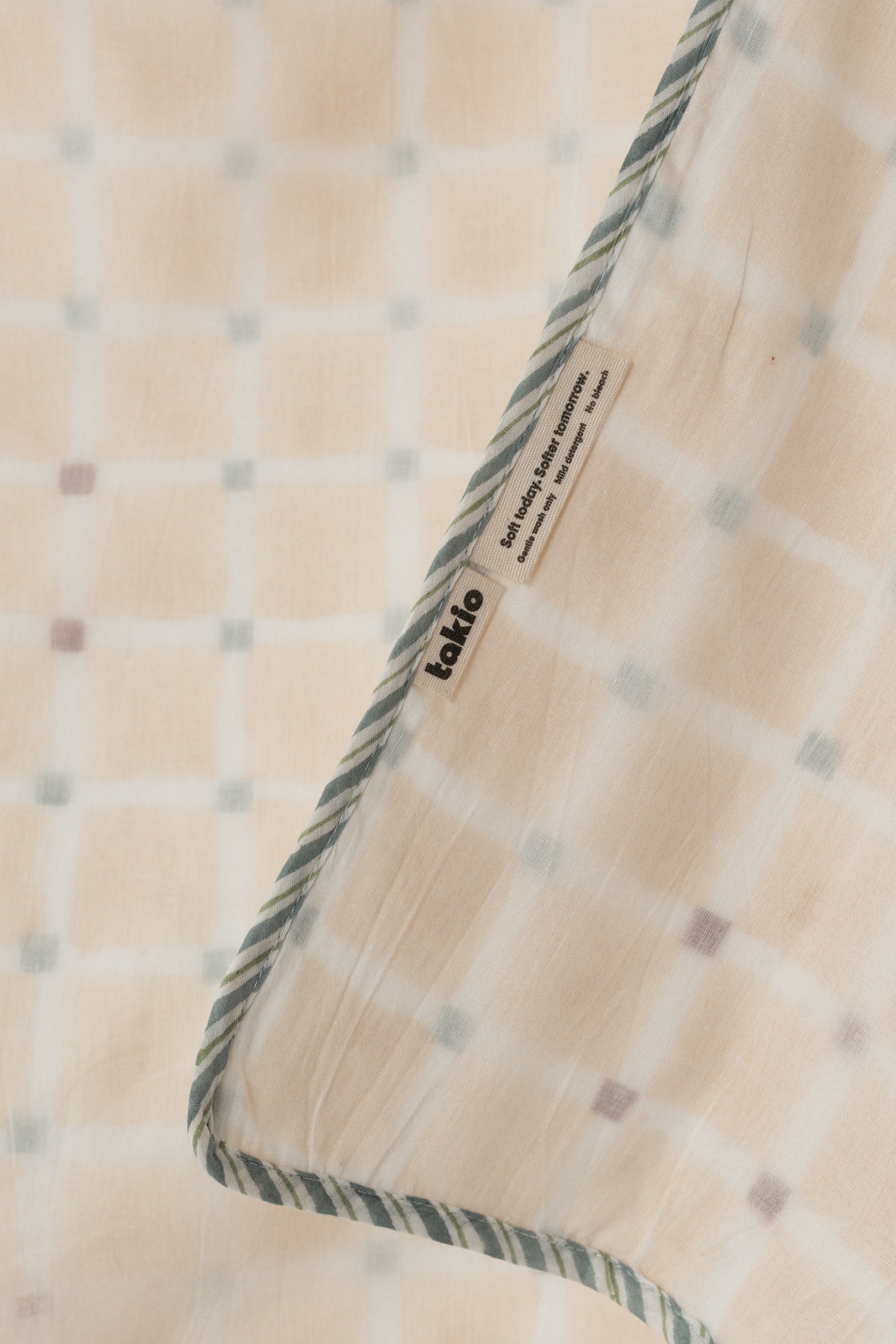 Checkered Beige Kids Dohar