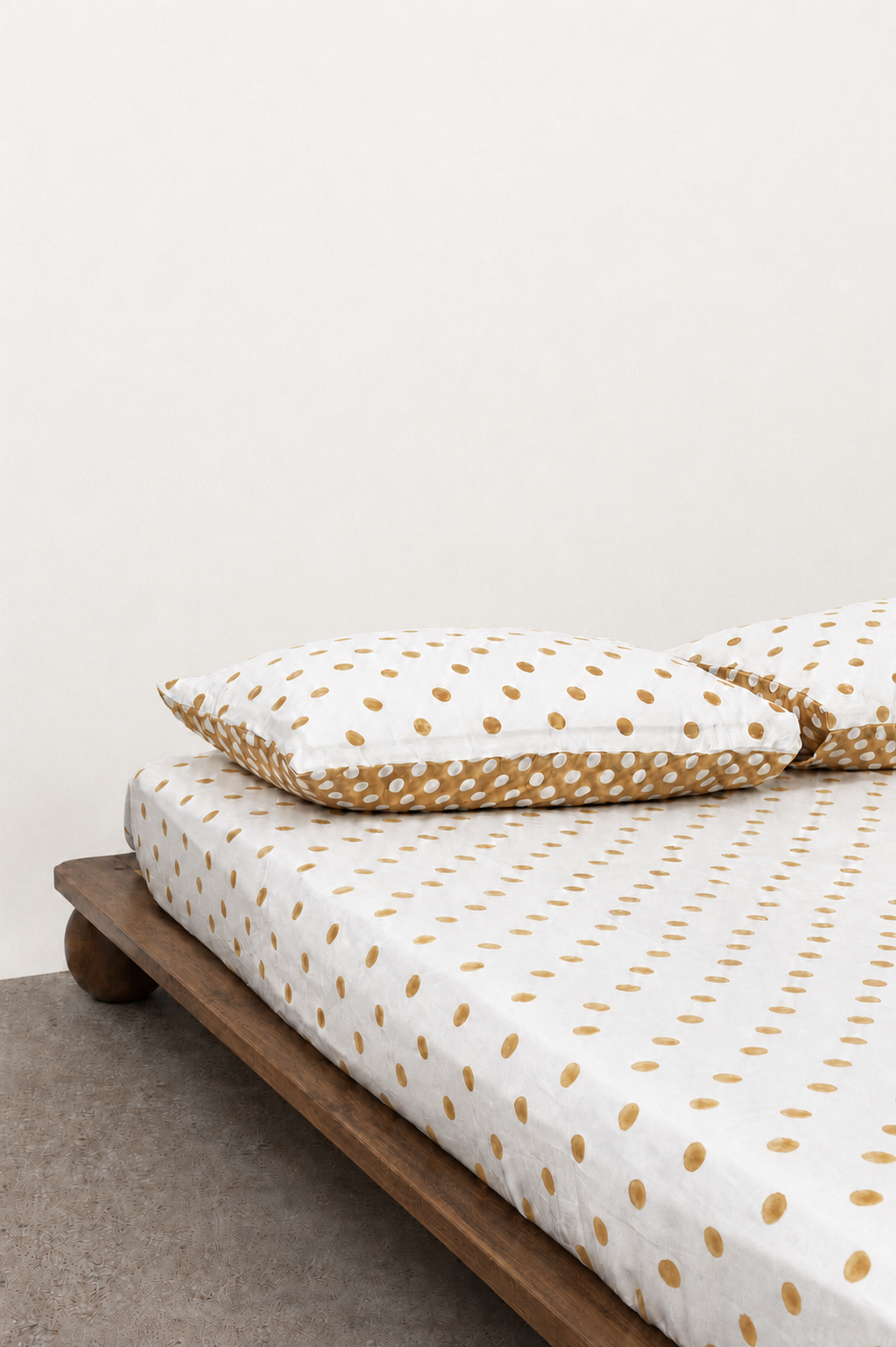 Dot by Dot Mustard Bedsheet