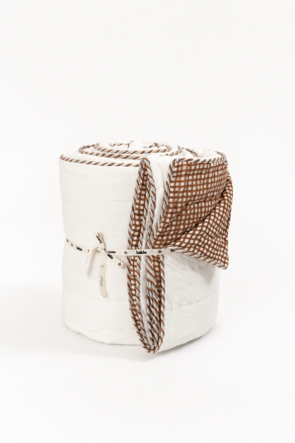 Rust Dot Patchwork Quilt