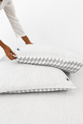 Plain Grey Stripe Bedsheet - Chand Sitara