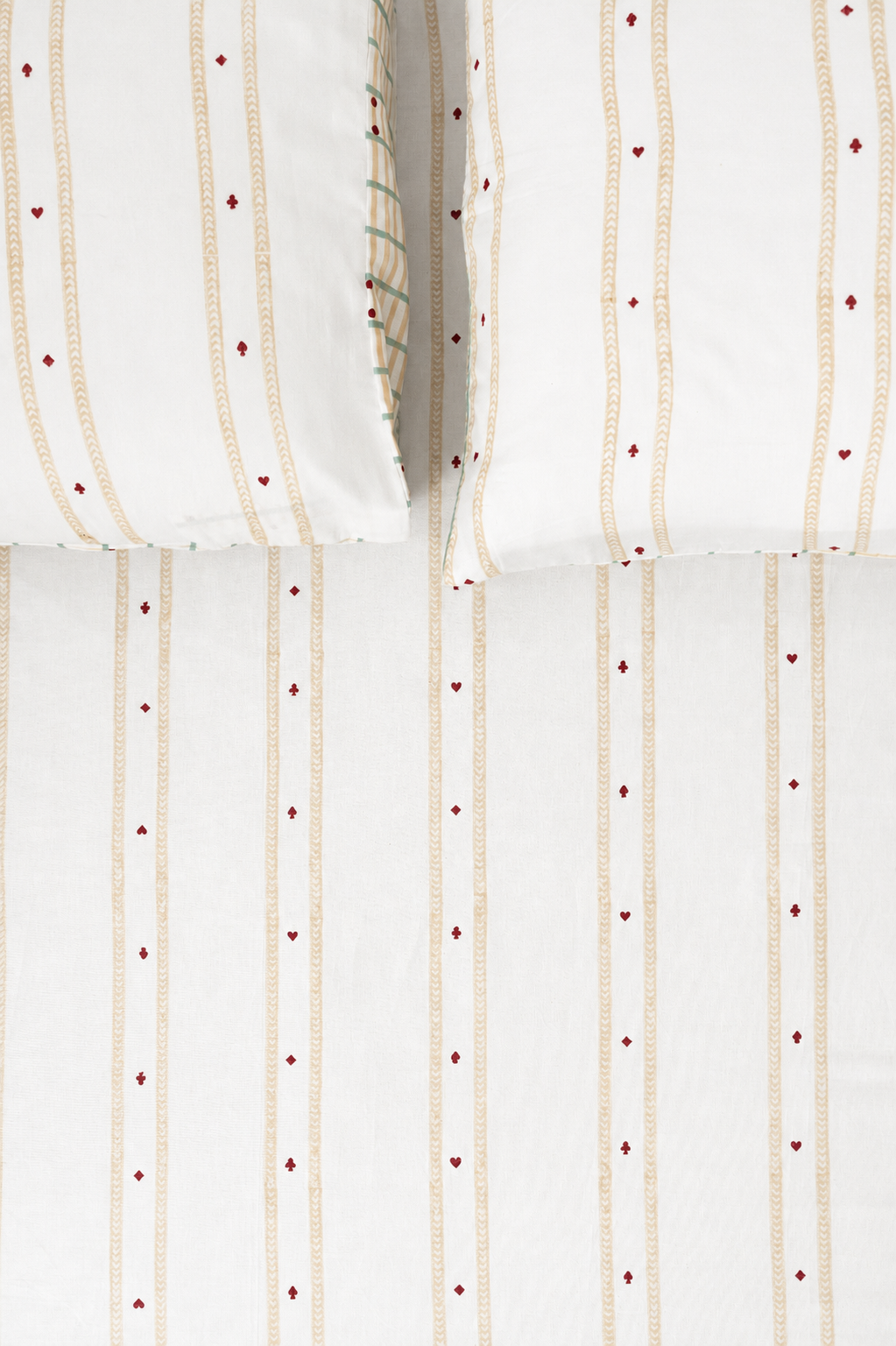 Quiet Play Taash Beige Bedsheet