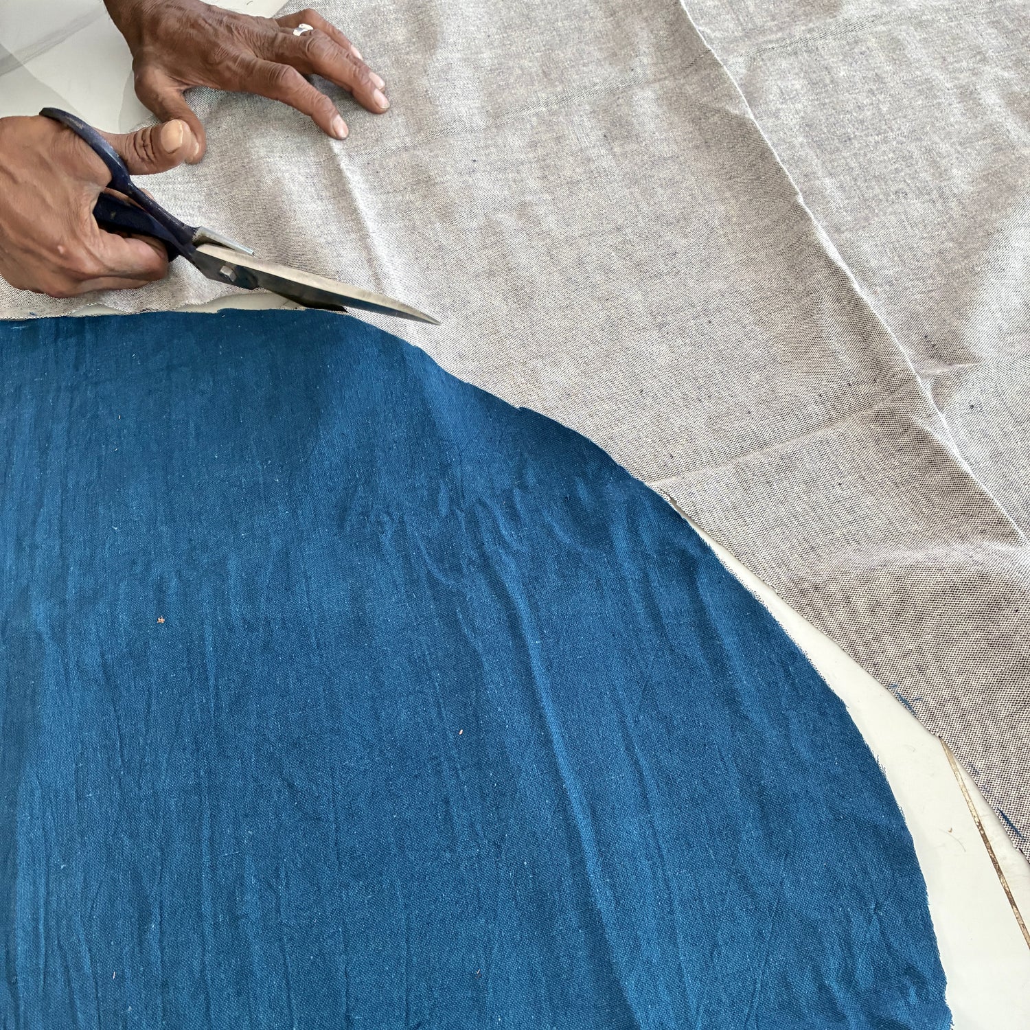 Indigo Dot Patchwork Quilt